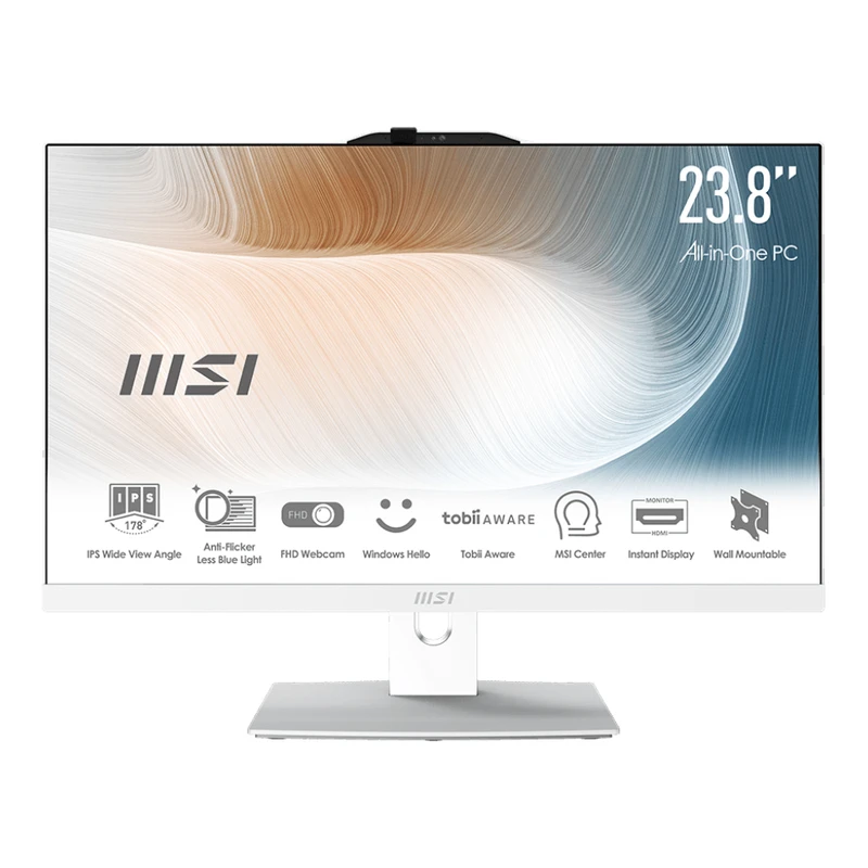 کامپیوتر همه کاره 23.8 اینچ ام اس آی مدل AM242P 12M-i5 16GB 500GB Iris Xe